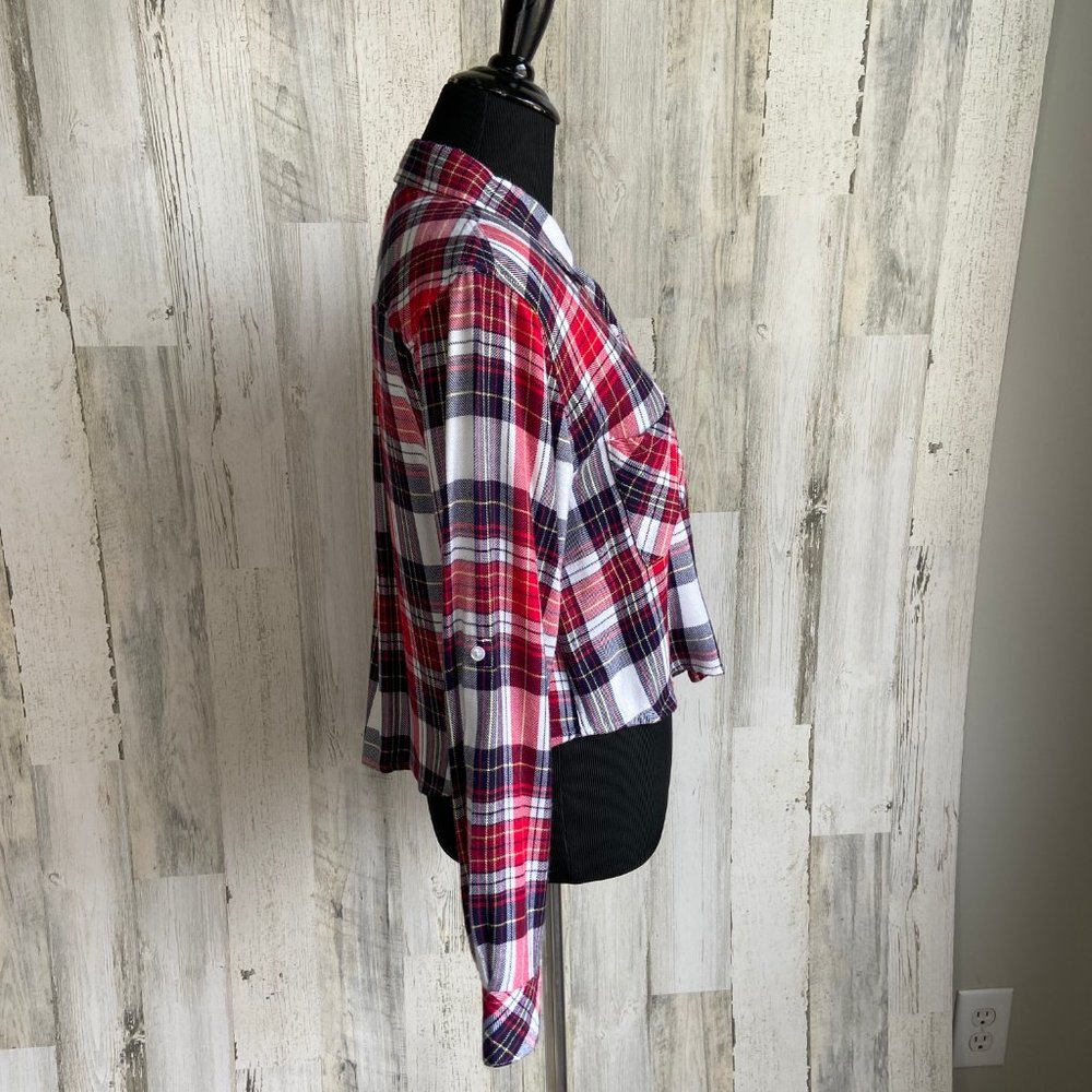 Clearance! Rails Women's Size Small Crop Plaid Bu… - image 2